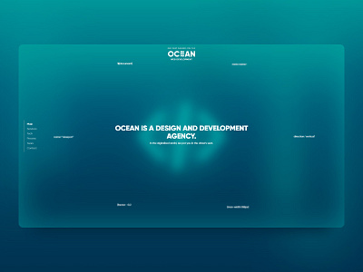 OCEAN - Development Company Website/UI Concept