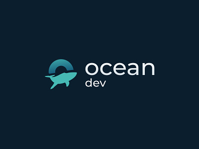 Ocean Web Development branding dev development logo logotype ocean web