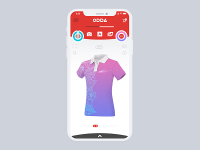 Concept Store - 3d Editor for T-shirts app concept design home interface ios iphone ui ux white