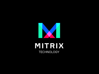 Mitrix Logo #1 2d branding logo logotype