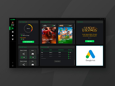 BUFF App app blockchain gamer play ui uidesign