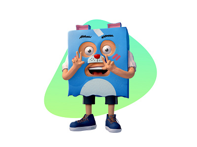 Imaginary Friend 3d box cartoon character friend