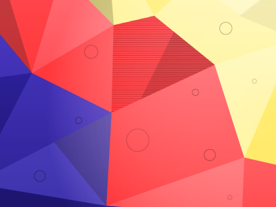 Abstract Polygons abstract blue circles polygons purple red sharp yellow