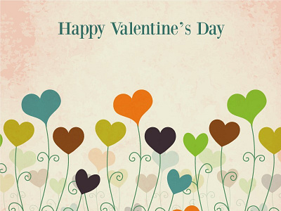 Happy Valentine's Day vector illustration