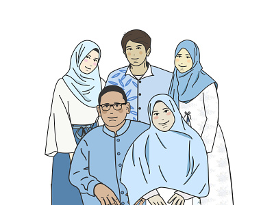 happy family potrait