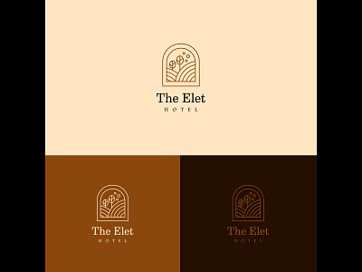 The Elet Hotel_ Brand concept branding creative design logo