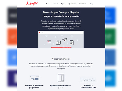 Site web jorgbot landing page