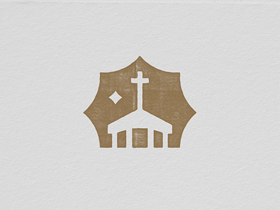 Nativity christian church gold icon logo mark natural shine stamp star texture