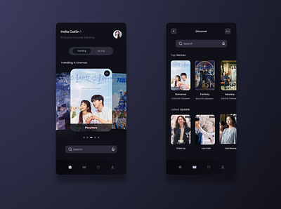 Ndrakor | K-Drama Mobile App film k drama k drama mobile app korea korean mobie app movie netflix series ui