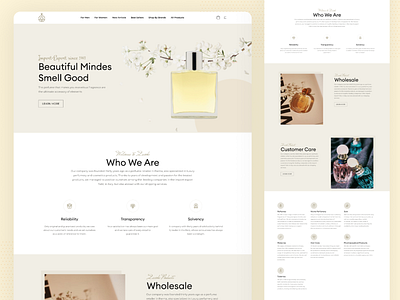 Perfume Website Design