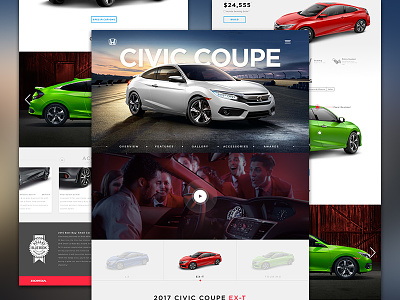 Honda Site Redesign freelance graphic design honda ui ux web design