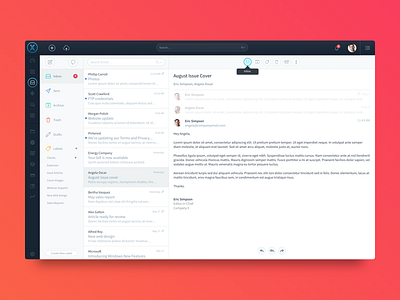 Custom Software UI : Email App