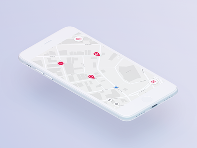 Progressive Web (m)App app iphone map ui web design