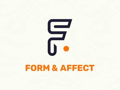 Form & Affect Rebrand agency agency branding branding design geometry graphic design logo orange pantone purple ui web design