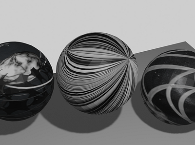 Black and White Abstract Design abstract art blackandwhite blender3d blender3dart blendercycles branding design sphere webdesign