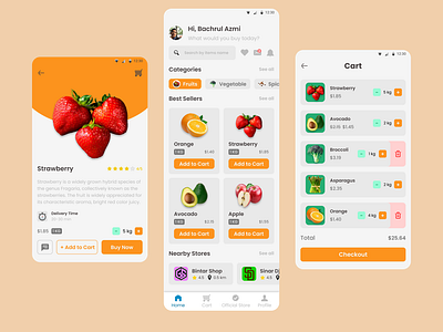 Grocery App design