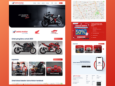 Astra Motor Redesign - Landing Page