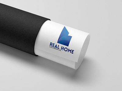 REAL HOME - H LETTER REAL ESTATE LOGO brand identity branding design graphic design letter logo logo logo design real estate logo real home