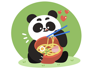 Panda Eat Ramen