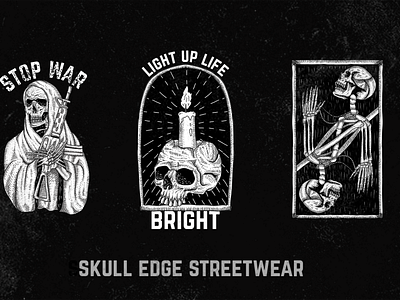 skull streetwear design