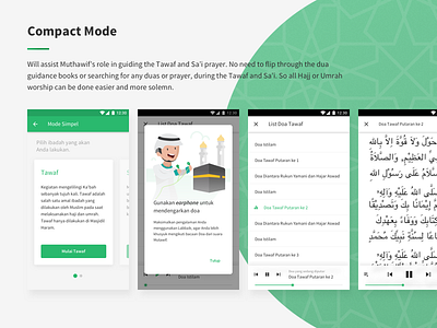 Compact Mode android app hajj islam labbaik moslem umrah