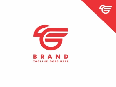 G Eagle Style Logo abstract logo agricultural branding design illustration logo minimal minimalist logo modern logo ui