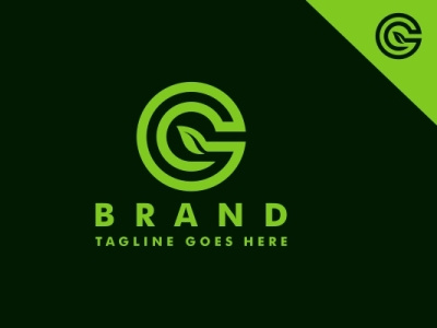 GO  or OG  green tea Logo