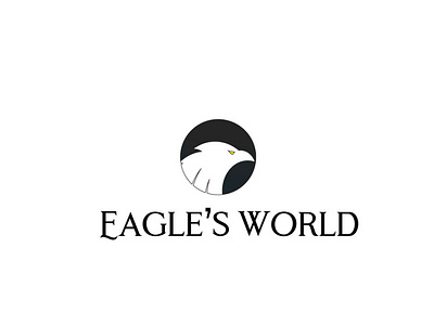 Eagle's World branding design illustration vector