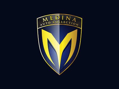 Letter M Shield Logo