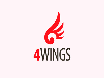 wings logo concept