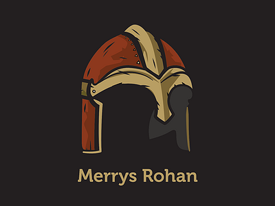 Merrys Rohan helmet affinity helmet illustration lord of the rings