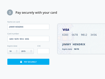 Daily UI #002 Credit Card Checkout 002 checkout creditcard dailyui payment