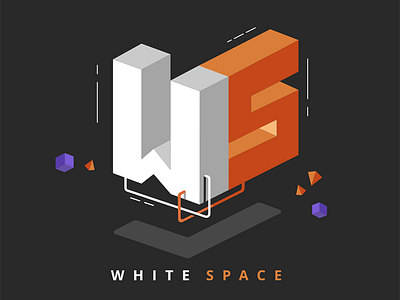White Space letter block