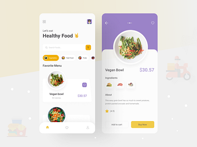 Food Delivery - Mobile App by Abir Shakhawat🔥 on Dribbble