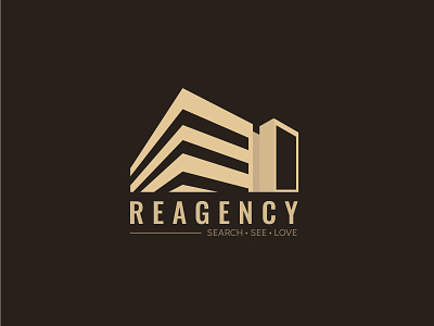 REAGENCY - Real Estate Logo Design agency logo clean design estate logo logo design minimal minimal logo reagency real real estate real estate agency unique