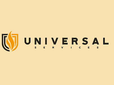 Universal Services app appicon applogo branding design flat icon illustration logo photoshop typography web