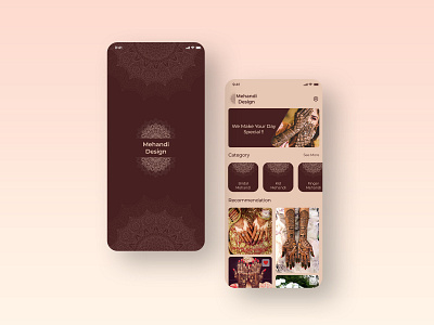 Mehndi App UI Design