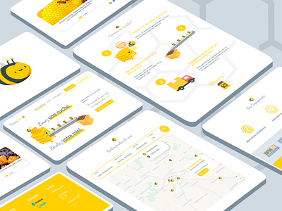 HoneyPote - product design app product design ui ux web design