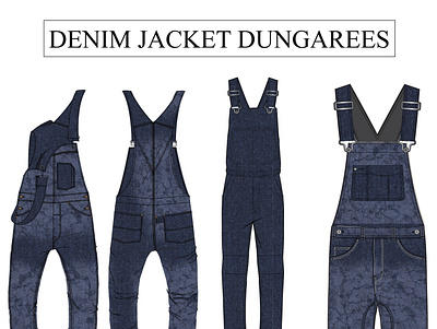 Denim Illustration with effects branding graphic design trousers