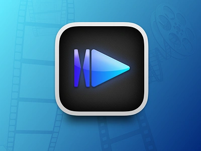 IINA modern media player for macOS Icon big sur branding design icns icon logo mac os 11 macos sketch sketchapp skeumorphism vector