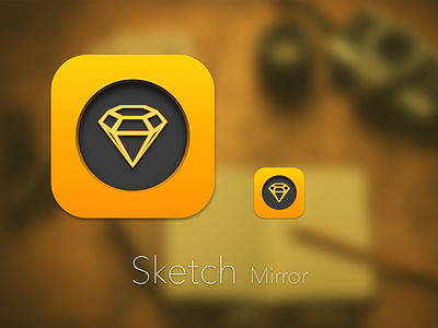 Sketch Mirror iOS app icon idea ios ipad sketch sketchapp sketchmirror