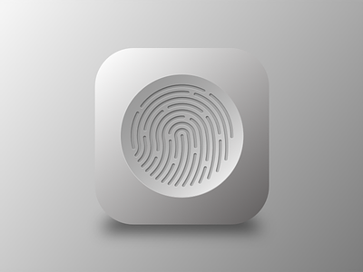 Fingerprint icon apple design fingerprint icon ios iphone sketch sketchapp