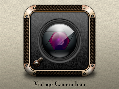 Vintage Camera Icon camera icon ios vintage