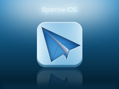 Sparrow iOS iPhone icon fireworks icon sparrow