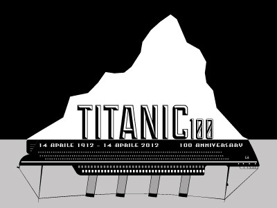 Titanic 100 Anniversary design illustration illustrator