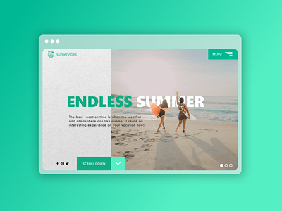 SummerVibes - Web Design