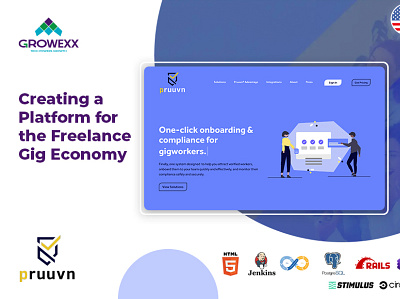 Pruuvn - Freelance Gig Economy mvp development web app development