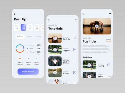 TISPORT - Exercise Apps Light Mode design exercise exercise app exercise app ui exercise sport ui exercise sport ui design graphic design landing page landing page design light mode app sport sport design sport ui design ui ui app ui design ui exercise design ui web web web design