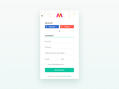 Daily Ui-Day#001 daily ui form myntra signup
