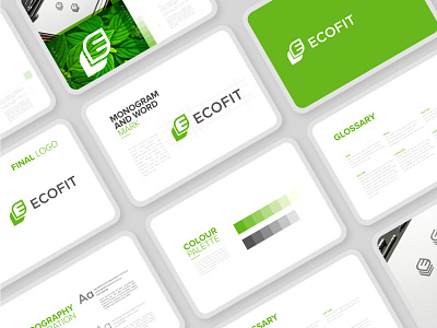 Ecofit logo branding design